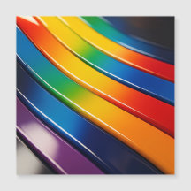Chromatic Curves — Glossy Rainbow Ribbons with Ref