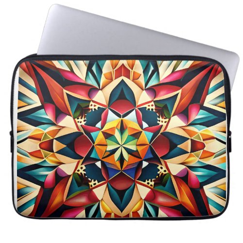 Chromatic Dream a colorful abstract design Laptop Sleeve