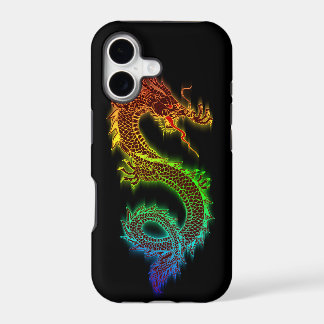 Chromatic Eastern Dragon (black) iPhone 17 Case