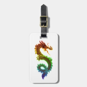 Chromatic Eastern Dragon Luggage Tag