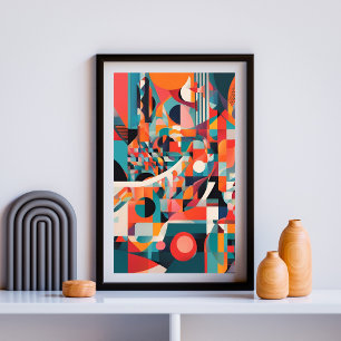 Chromatic Flow of Geometry Poster