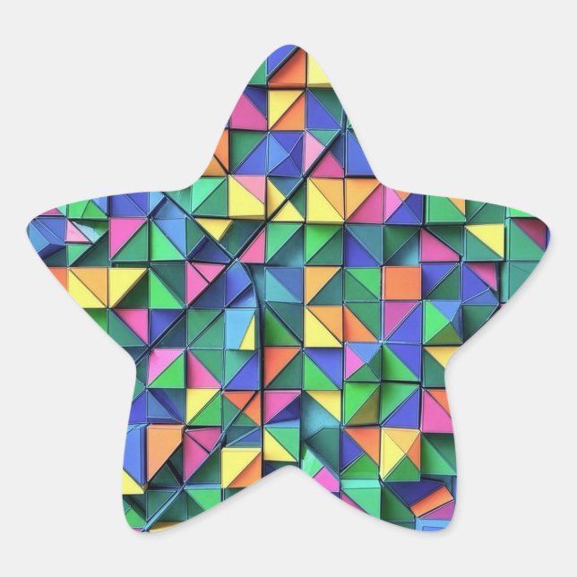 Chromatic Fracture Star Sticker (Front)