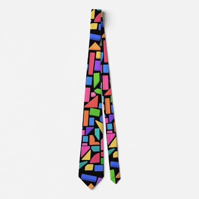 Chromatic Geometry Neck Tie (Front)