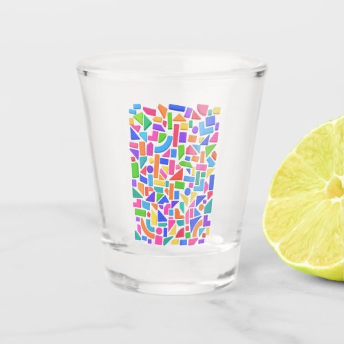 Chromatic Geometry Shot Glass
