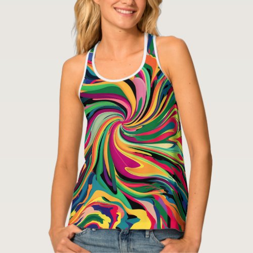 CHROMATIC HARMONY A PSYCHEDELIC DANCE TANK TOP