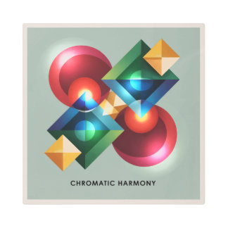 Chromatic Harmony Metal Print