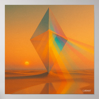 Chromatic Horizon Poster