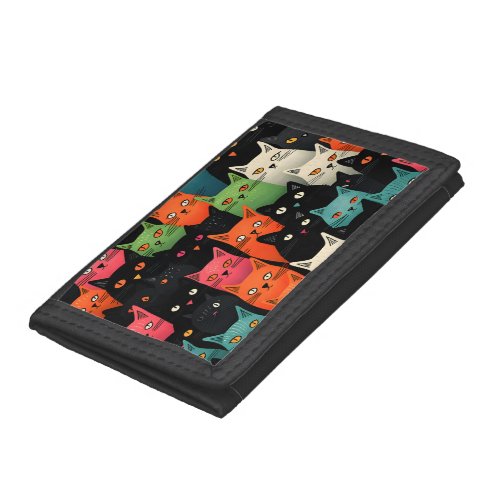 Chromatic Kitty Collective Trifold Wallet