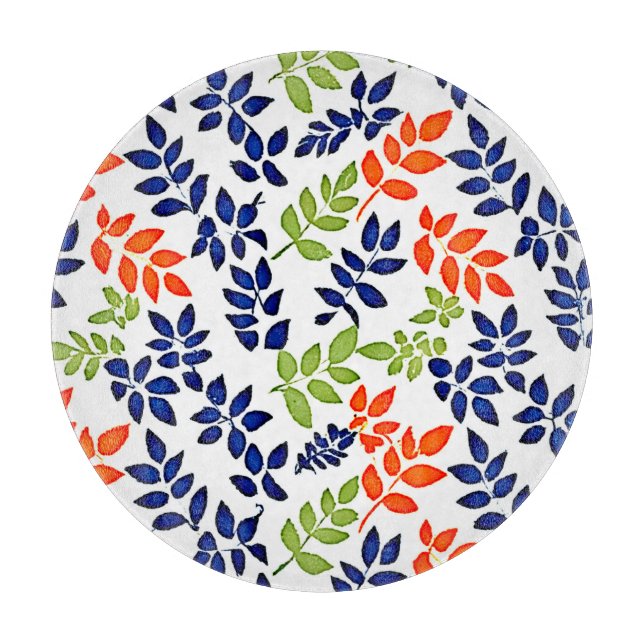Chromatic Leaf Repeat Cutting Board (Front)