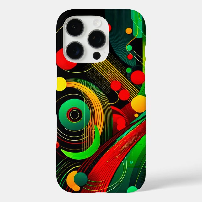 Chromatic Pulse Case-Mate iPhone Case (Back)