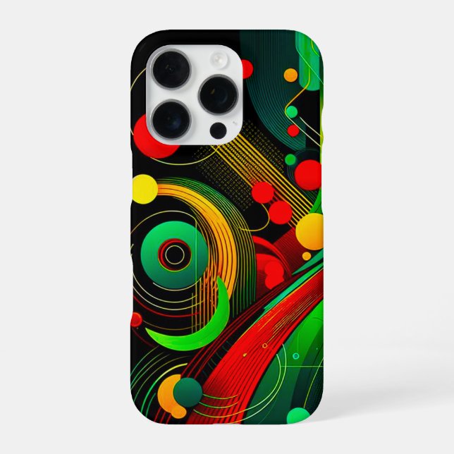 Chromatic Pulse Iphone Case (Back)