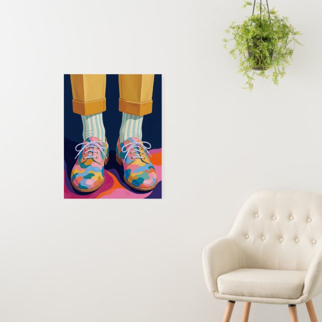 Chromatic Stride Foam Board (In Situ (Wall))