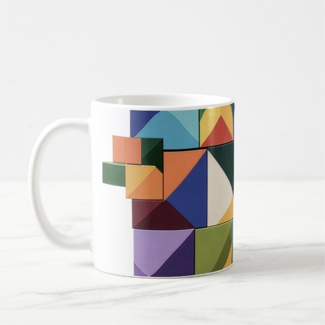 Chromatic Structure Coffee Mug (Left)