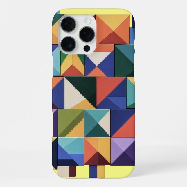 Chromatic Structure Iphone Case (Back)