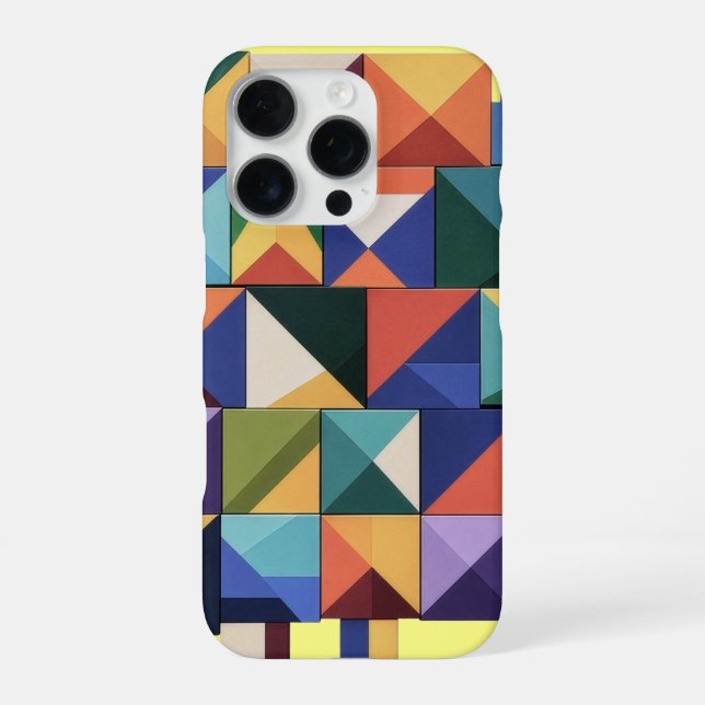 Chromatic Structure Iphone Case (Back)
