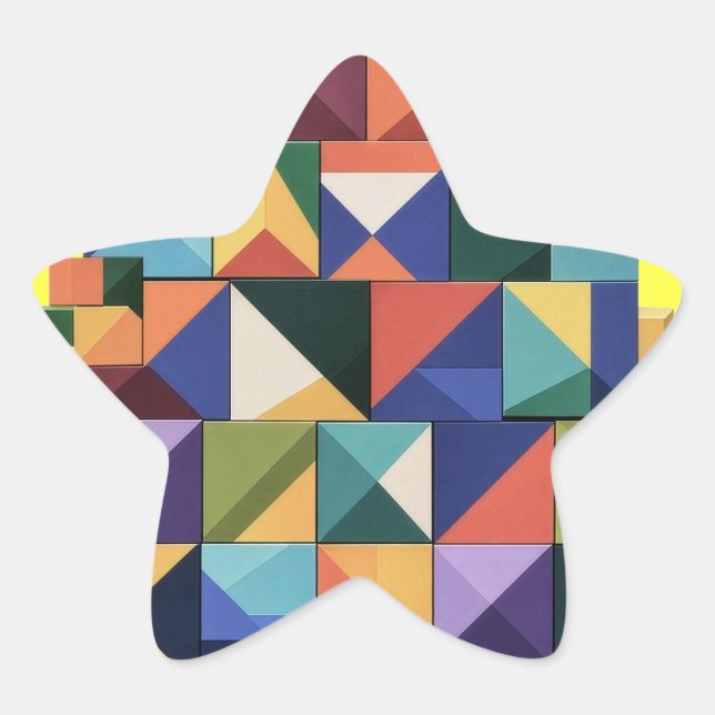Chromatic Structure Star Sticker (Front)