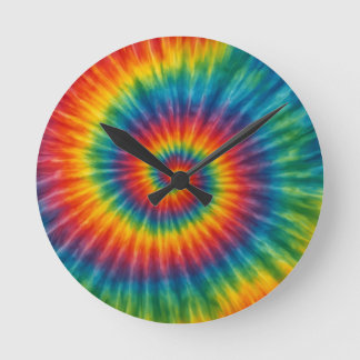 Chromatic Vortex Round Clock