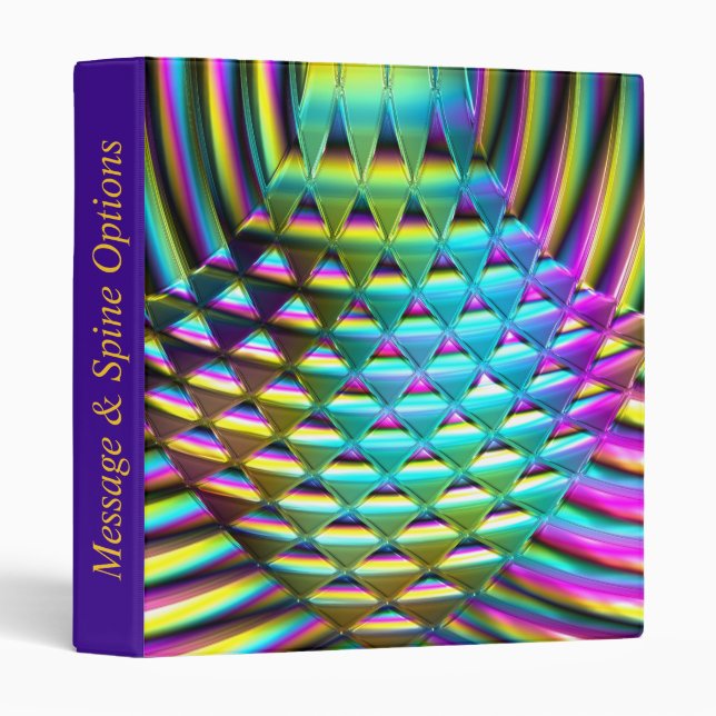 Chromatic Wave Art 1A Options Binder (Front/Spine)