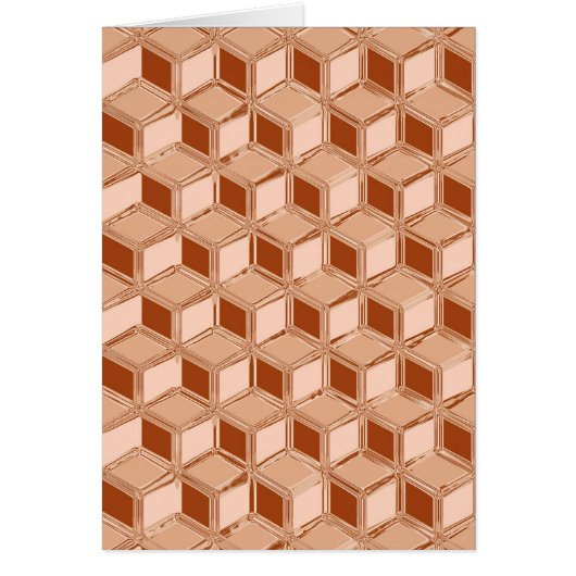 Chrome 3-d boxes - copper colored cards (Front)