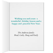 Chrome 3-d boxes - turquoise / aqua cards (Inside (Right))