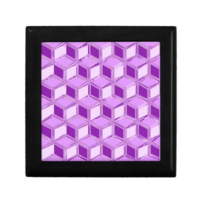 Chrome 3-d boxes - violet purple (Front)