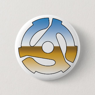 Chrome 45 RPM Pinback Button
