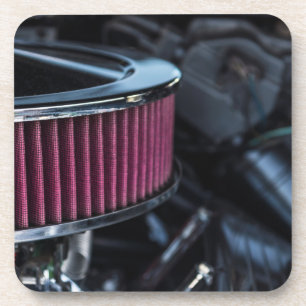 Chrome Air Intake Beverage Coaster