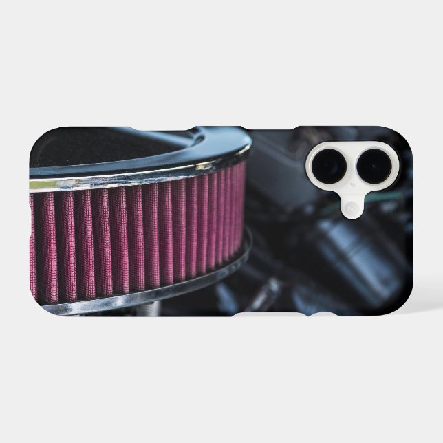 Chrome Air Intake Case-Mate iPhone Case (Back (Horizontal))