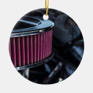 Chrome Air Intake Ceramic Ornament