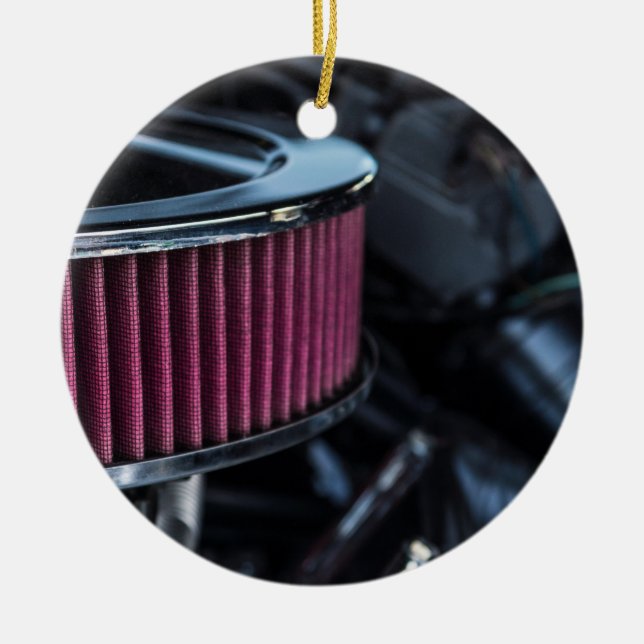 Chrome Air Intake Ceramic Ornament (Front)