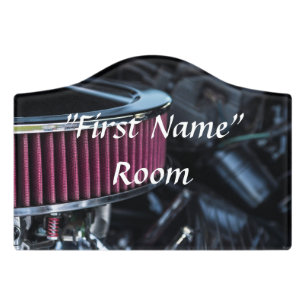 Chrome Air Intake Door Sign