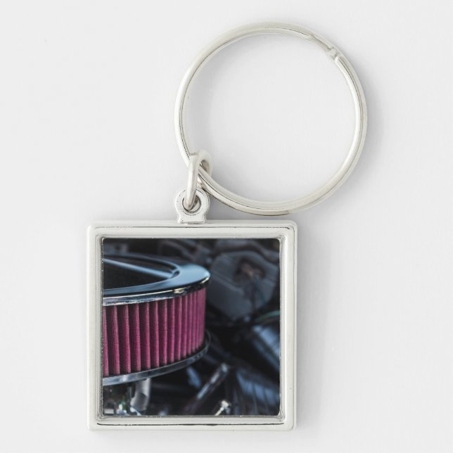 Chrome Air Intake Keychain (Front)
