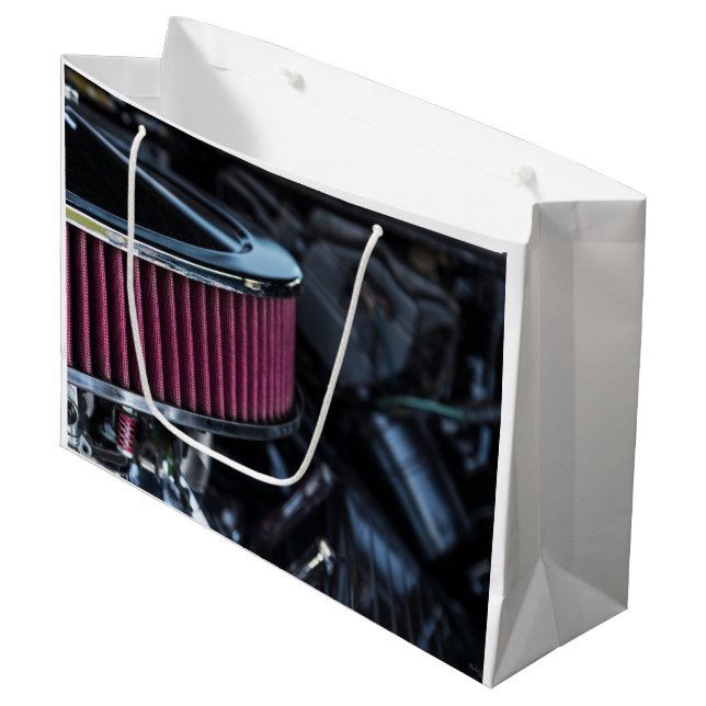 Chrome Air Intake Large Gift Bag (Front Angled)