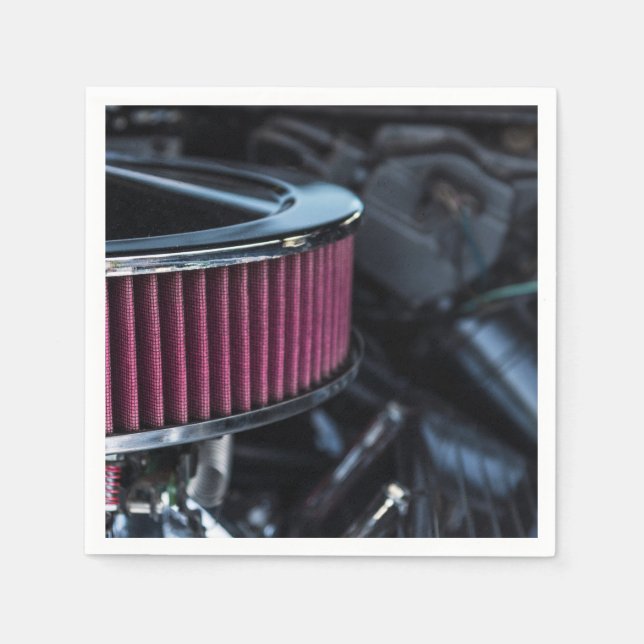 Chrome Air Intake Napkins (Front)