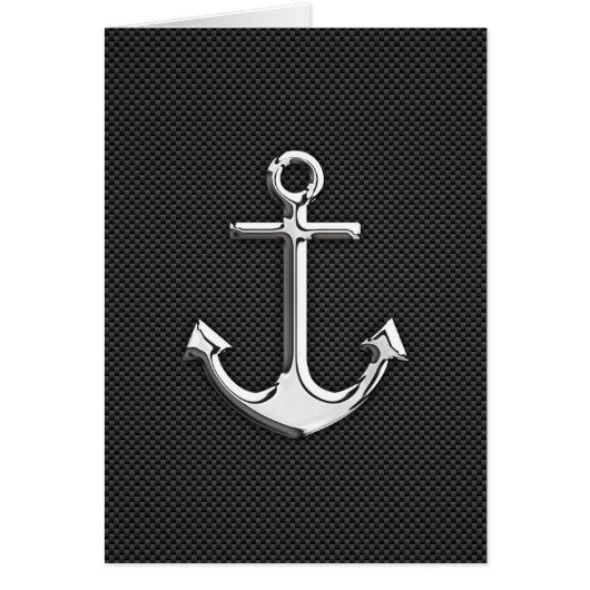 Chrome Anchor on Carbon Fiber (Front)