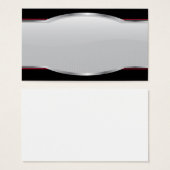 Chrome Beveled Layout (Front & Back)