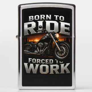 🏍️ Chrome Biker Skull Style For Motorcycle Riders Zippo Lighter