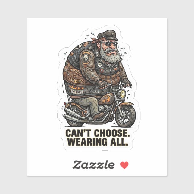 Chrome Blooded V-Twin Heart Art Sticker (Sheet)