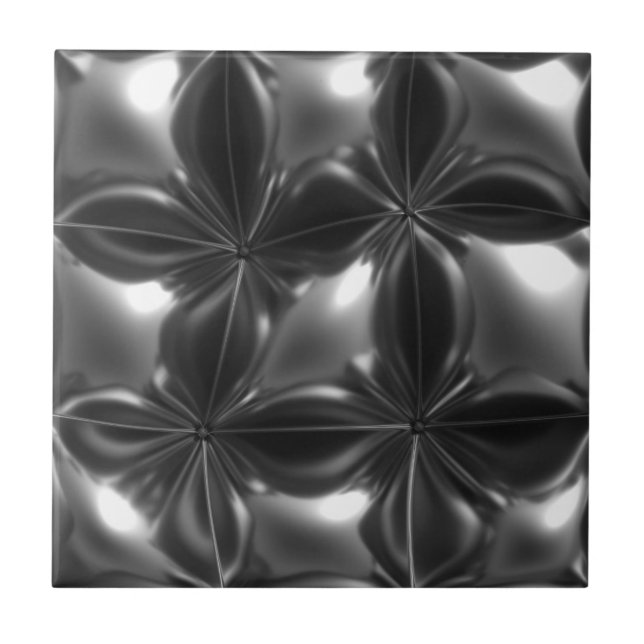 Chrome Bumps Ceramic Tile (Front)