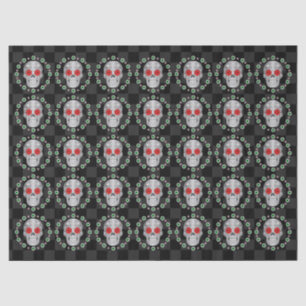 Chrome Calavera (Christmas) Tissue Paper