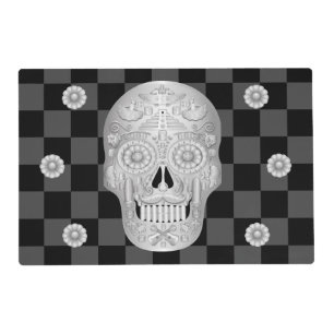 Chrome Calavera Watch Placemat