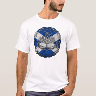 Chrome Celtic Knot Thistle T-Shirt