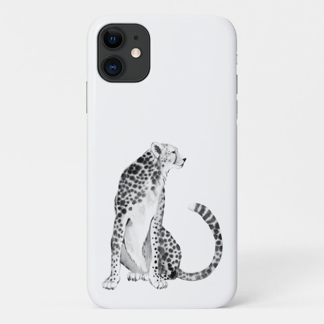 Chrome Cheetah Case-Mate iPhone Case (Back)