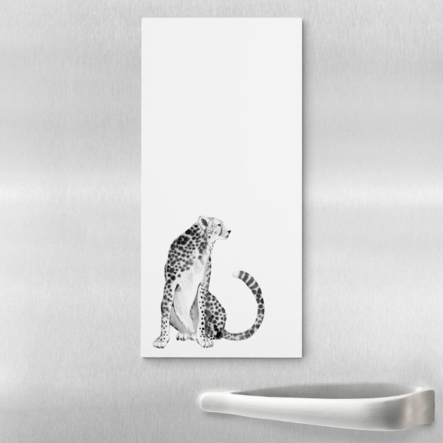 Chrome Cheetah Magnetic Notepad (In Situ)