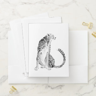 Chrome Cheetah Pocket Folder