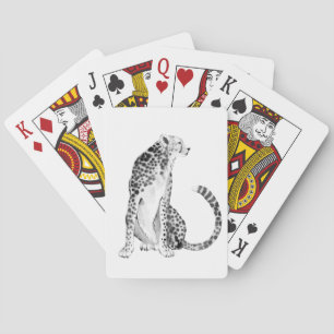 Chrome Cheetah Poker Cards