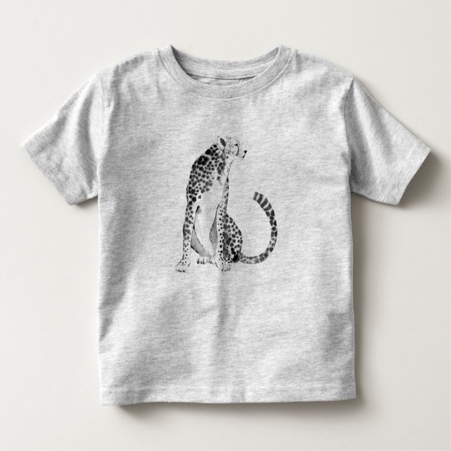 Chrome Cheetah Toddler T-shirt (Front)