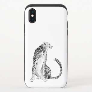 Chrome Cheetah iPhone X Slider Case