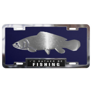 I'd Rather Be Fishing For Carp Chrome License Plate Frame I'd Rather Be  Fishing For Carp Chrome License Plate Frame [LPO7184] - $22.99