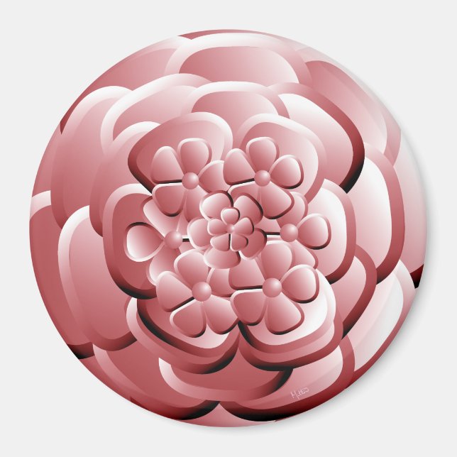 Chrome Flowers - Rubescent Magnet (Front)